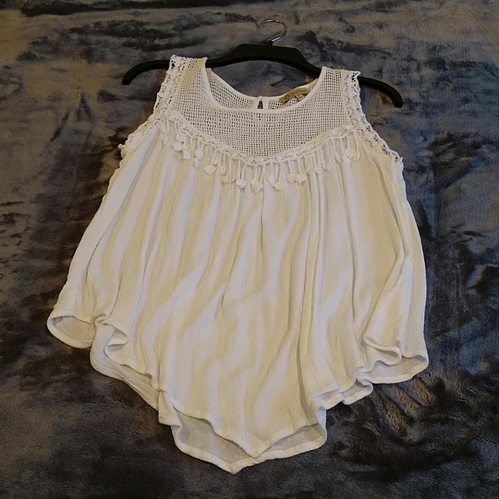 DEMOCRACY WHITE TANK SIZE SMALL